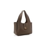 Fashion, accesorii si bijuterii - Femei - Accesorii femei - Genti si rucsacuri femei - Tote bag Lucky Bees, piele, 15 x 33 x 22 cm, bej-cenușiu, 946VNC1294 - Infinity.ro