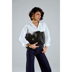 Fashion, accesorii si bijuterii - Femei - Accesorii femei - Genti si rucsacuri femei - Tote bag Lucky Bees, piele, 15 x 33 x 22 cm, negru, 946VNC1286 - Infinity.ro