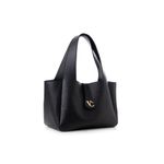 Fashion, accesorii si bijuterii - Femei - Accesorii femei - Genti si rucsacuri femei - Tote bag Lucky Bees, piele, 15 x 33 x 22 cm, negru, 946VNC1286 - Infinity.ro