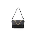 Fashion, accesorii si bijuterii - Femei - Accesorii femei - Genti si rucsacuri femei - Geantă de umăr Lucky Bees, piele, 9 x 27 x 20 cm, negru, 946VNC1199 - Infinity.ro