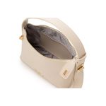 Fashion, accesorii si bijuterii - Femei - Accesorii femei - Genti si rucsacuri femei - Geantă de umăr Lucky Bees, piele, 10 x 24 x 16 cm, crem, 946VNC1274 - Infinity.ro