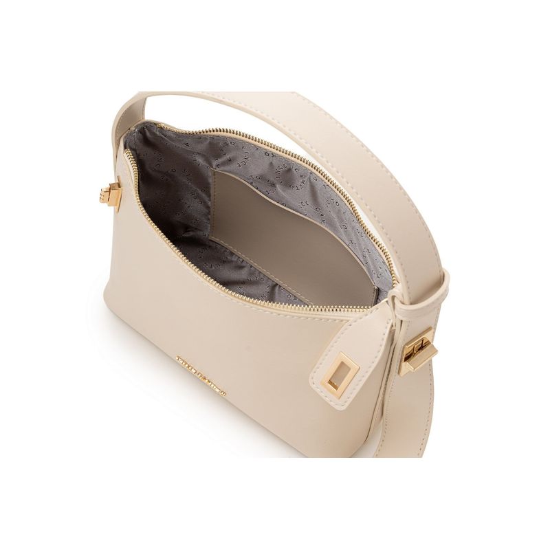 Fashion, accesorii si bijuterii - Femei - Accesorii femei - Genti si rucsacuri femei - Geantă de umăr Lucky Bees, piele, 10 x 24 x 16 cm, crem, 946VNC1274 - Infinity.ro