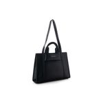 Fashion, accesorii si bijuterii - Femei - Accesorii femei - Genti si rucsacuri femei - Tote bag Lucky Bees, piele, 11 x 37 x 27 cm, negru, 946VNC1193 - Infinity.ro