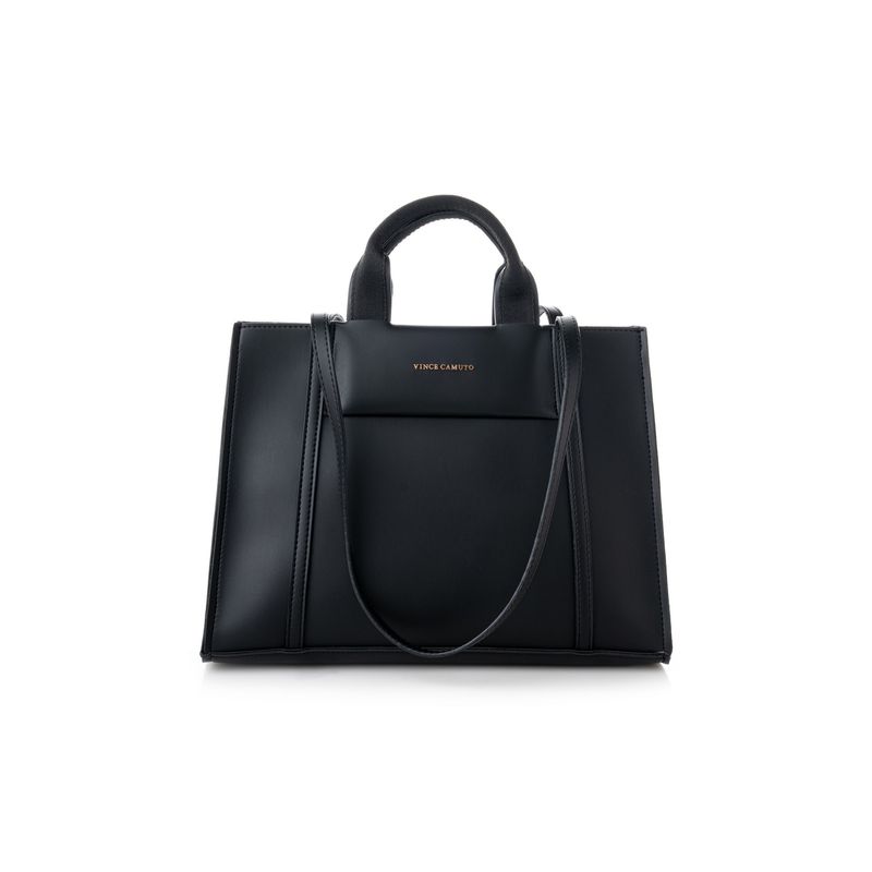 Fashion, accesorii si bijuterii - Femei - Accesorii femei - Genti si rucsacuri femei - Tote bag Lucky Bees, piele, 11 x 37 x 27 cm, negru, 946VNC1193 - Infinity.ro
