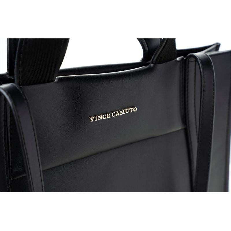 Fashion, accesorii si bijuterii - Femei - Accesorii femei - Genti si rucsacuri femei - Tote bag Lucky Bees, piele, 11 x 37 x 27 cm, negru, 946VNC1193 - Infinity.ro