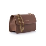 Fashion, accesorii si bijuterii - Femei - Accesorii femei - Genti si rucsacuri femei - Geantă de umăr Lucky Bees, piele, 9 x 25 x 16 cm, bej-cenușiu, 946VNC1342 - Infinity.ro