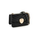 Fashion, accesorii si bijuterii - Femei - Accesorii femei - Genti si rucsacuri femei - Geantă de umăr Lucky Bees, piele, 9 x 21 x 12 cm, negru, 946VNC1203 - Infinity.ro