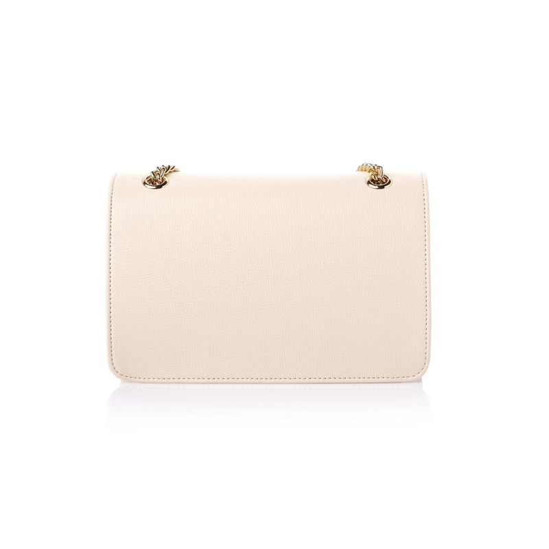 Fashion, accesorii si bijuterii - Femei - Accesorii femei - Genti si rucsacuri femei - Geantă de umăr Lucky Bees, piele, 9 x 25 x 16 cm, crem, 946VNC1341 - Infinity.ro