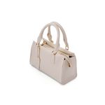 Fashion, accesorii si bijuterii - Femei - Accesorii femei - Genti si rucsacuri femei - Geantă de umăr Lucky Bees, piele, 11 x 26 x 15 cm, crem, 671LKB2153 - Infinity.ro