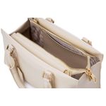 Fashion, accesorii si bijuterii - Femei - Accesorii femei - Genti si rucsacuri femei - Geantă de umăr Lucky Bees, piele, 11 x 26 x 15 cm, crem, 671LKB2153 - Infinity.ro