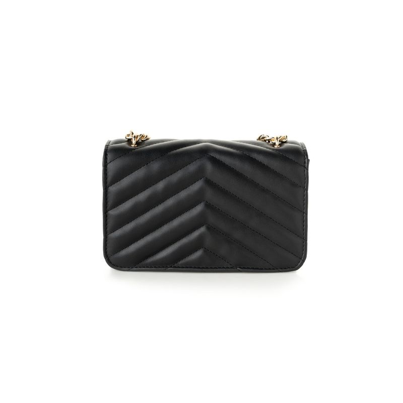 Fashion, accesorii si bijuterii - Femei - Accesorii femei - Genti si rucsacuri femei - Geantă de umăr Lucky Bees, piele, 9 x 21 x 12 cm, negru, 946VNC1203 - Infinity.ro