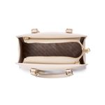 Fashion, accesorii si bijuterii - Femei - Accesorii femei - Genti si rucsacuri femei - Geantă de umăr Lucky Bees, piele, 11 x 26 x 15 cm, crem, 671LKB2153 - Infinity.ro