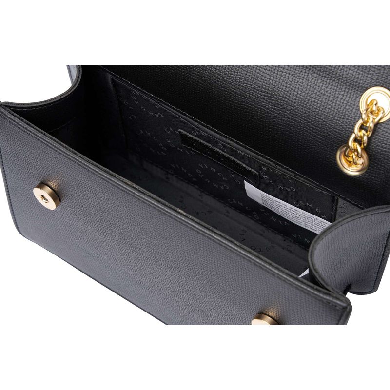 Fashion, accesorii si bijuterii - Femei - Accesorii femei - Genti si rucsacuri femei - Geantă de umăr Lucky Bees, piele, 9 x 25 x 16 cm, negru, 946VNC1329 - Infinity.ro