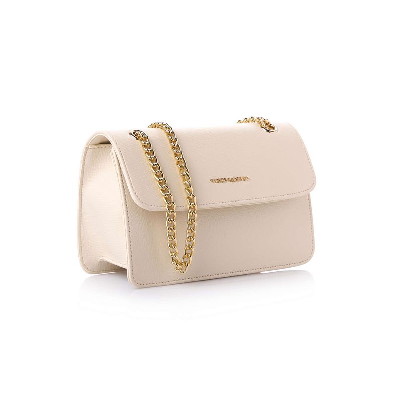 Fashion, accesorii si bijuterii - Femei - Accesorii femei - Genti si rucsacuri femei - Geantă de umăr Lucky Bees, piele, 9 x 25 x 16 cm, crem, 946VNC1341 - Infinity.ro