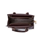 Fashion, accesorii si bijuterii - Femei - Accesorii femei - Genti si rucsacuri femei - Geantă de umăr Lucky Bees, piele, 11 x 26 x 15 cm, maro, 671LKB2152 - Infinity.ro