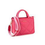 Fashion, accesorii si bijuterii - Femei - Accesorii femei - Genti si rucsacuri femei - Geantă Lucky Bees, piele, 11 x 23 x 17 cm, fucsia, 946VNC1174 - Infinity.ro