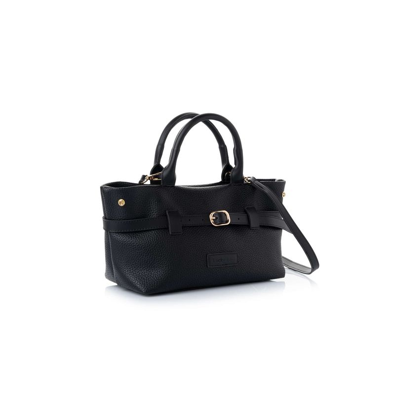Fashion, accesorii si bijuterii - Femei - Accesorii femei - Genti si rucsacuri femei - Geantă de umăr Lucky Bees, piele, 14 x 29 x 19 cm, negru, 671LKB2127 - Infinity.ro