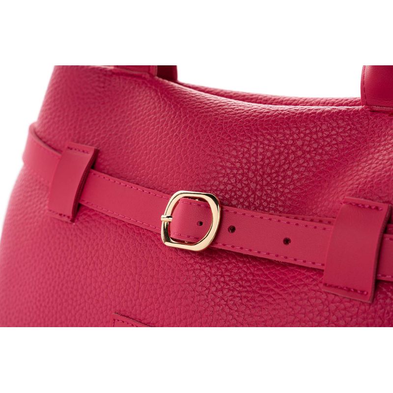 Fashion, accesorii si bijuterii - Femei - Accesorii femei - Genti si rucsacuri femei - Geantă de umăr Lucky Bees, piele, 14 x 29 x 19 cm, roz, 671LKB2126 - Infinity.ro