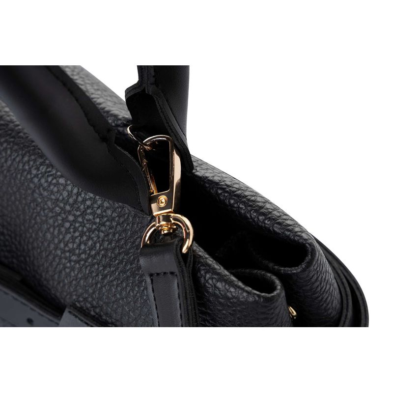 Fashion, accesorii si bijuterii - Femei - Accesorii femei - Genti si rucsacuri femei - Geantă de umăr Lucky Bees, piele, 14 x 29 x 19 cm, negru, 671LKB2127 - Infinity.ro