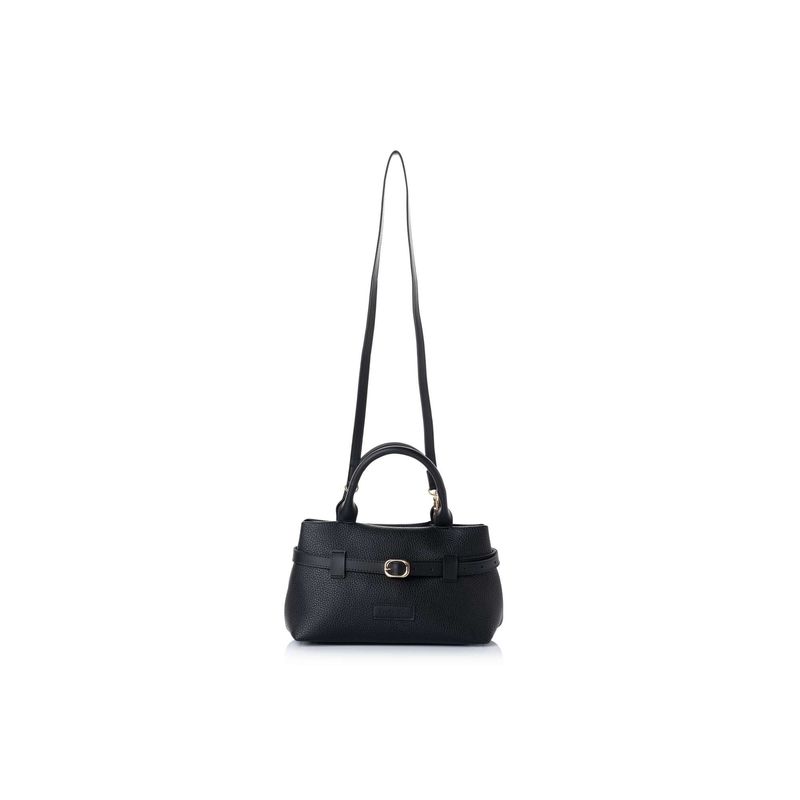 Fashion, accesorii si bijuterii - Femei - Accesorii femei - Genti si rucsacuri femei - Geantă de umăr Lucky Bees, piele, 14 x 29 x 19 cm, negru, 671LKB2127 - Infinity.ro