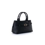 Fashion, accesorii si bijuterii - Femei - Accesorii femei - Genti si rucsacuri femei - Geantă de umăr Lucky Bees, piele, 14 x 29 x 19 cm, negru, 671LKB2127 - Infinity.ro