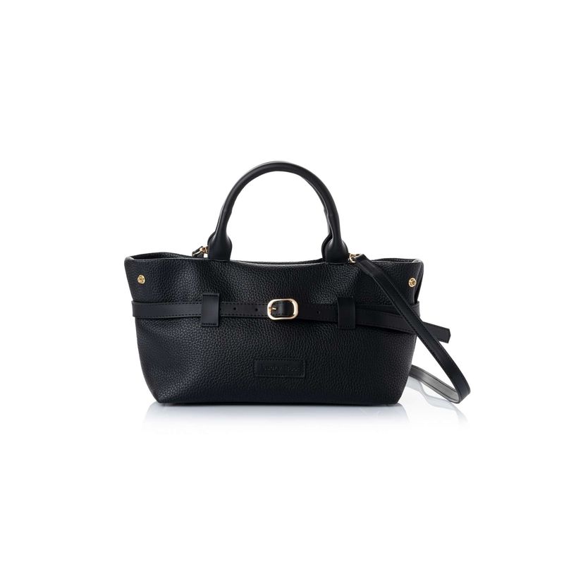 Fashion, accesorii si bijuterii - Femei - Accesorii femei - Genti si rucsacuri femei - Geantă de umăr Lucky Bees, piele, 14 x 29 x 19 cm, negru, 671LKB2127 - Infinity.ro