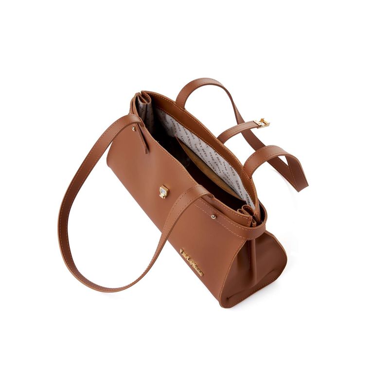 Fashion, accesorii si bijuterii - Femei - Accesorii femei - Genti si rucsacuri femei - Geantă de umăr Lucky Bees, piele, 11 x 30 x 15 cm, tan, 671LKB2245 - Infinity.ro