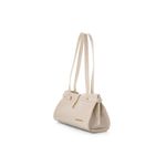 Fashion, accesorii si bijuterii - Femei - Accesorii femei - Genti si rucsacuri femei - Geantă de umăr Lucky Bees, piele, 11 x 30 x 15 cm, crem, 671LKB2243 - Infinity.ro