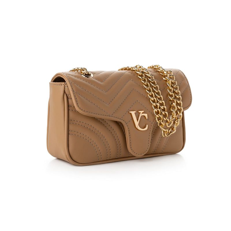 Fashion, accesorii si bijuterii - Femei - Accesorii femei - Genti si rucsacuri femei - Geantă de umăr Lucky Bees, piele, 7 x 23 x 15 cm, camel, 946VNC1287 - Infinity.ro