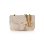 Fashion, accesorii si bijuterii - Femei - Accesorii femei - Genti si rucsacuri femei - Geantă de umăr Lucky Bees, piele, 7 x 23 x 15 cm, crem, 946VNC1288 - Infinity.ro