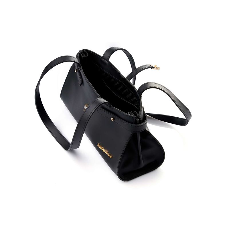 Fashion, accesorii si bijuterii - Femei - Accesorii femei - Genti si rucsacuri femei - Geantă de umăr Lucky Bees, piele, 11 x 30 x 15 cm, negru, 671LKB2242 - Infinity.ro