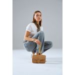 Fashion, accesorii si bijuterii - Femei - Accesorii femei - Genti si rucsacuri femei - Geantă de umăr Lucky Bees, piele, 7 x 23 x 15 cm, camel, 946VNC1287 - Infinity.ro