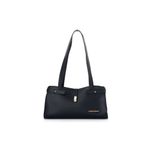 Fashion, accesorii si bijuterii - Femei - Accesorii femei - Genti si rucsacuri femei - Geantă de umăr Lucky Bees, piele, 11 x 30 x 15 cm, negru, 671LKB2242 - Infinity.ro