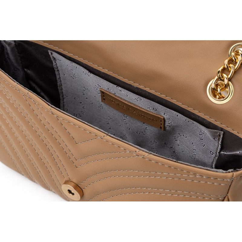 Fashion, accesorii si bijuterii - Femei - Accesorii femei - Genti si rucsacuri femei - Geantă de umăr Lucky Bees, piele, 7 x 23 x 15 cm, camel, 946VNC1287 - Infinity.ro