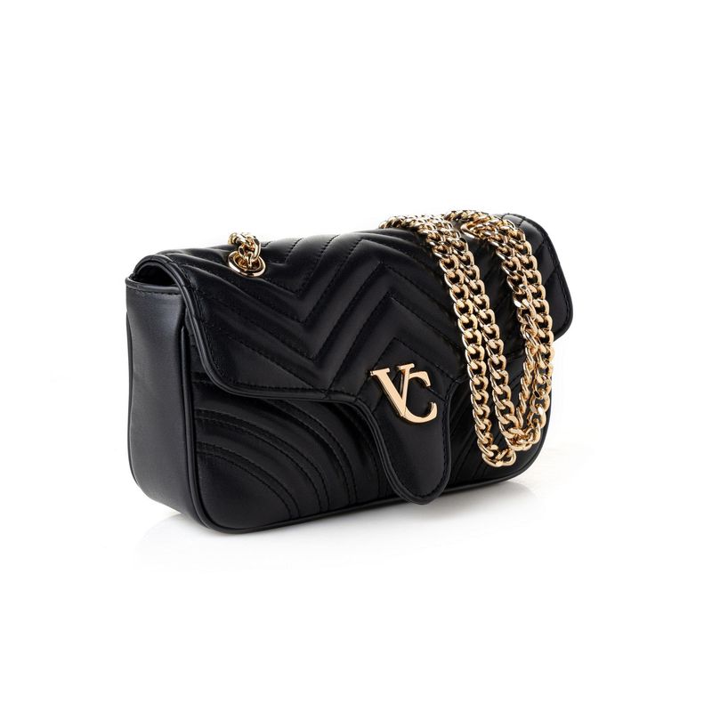 Fashion, accesorii si bijuterii - Femei - Accesorii femei - Genti si rucsacuri femei - Geantă de umăr Lucky Bees, piele, 7 x 23 x 15 cm, negru, 946VNC1283 - Infinity.ro