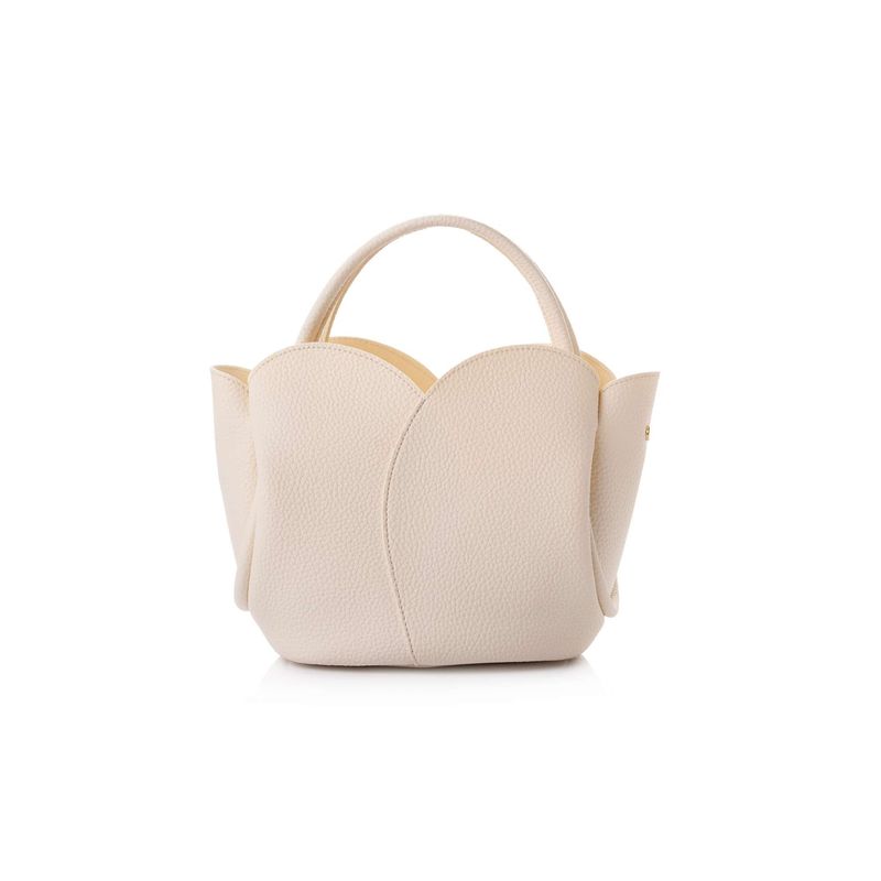 Fashion, accesorii si bijuterii - Femei - Accesorii femei - Genti si rucsacuri femei - Geantă de umăr Lucky Bees, piele, 15 x 29 x 21 cm, crem, 671LKB2247 - Infinity.ro
