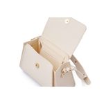 Fashion, accesorii si bijuterii - Femei - Accesorii femei - Genti si rucsacuri femei - Geantă de umăr Lucky Bees, piele, 10 x 23 x 15 cm, crem, 671LKB2138 - Infinity.ro