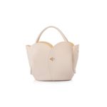 Fashion, accesorii si bijuterii - Femei - Accesorii femei - Genti si rucsacuri femei - Geantă de umăr Lucky Bees, piele, 15 x 29 x 21 cm, crem, 671LKB2247 - Infinity.ro