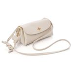 Fashion, accesorii si bijuterii - Femei - Accesorii femei - Genti si rucsacuri femei - Geantă de umăr Lucky Bees, piele, 11 x 22 x 12 cm, crem, 671LKB2148 - Infinity.ro