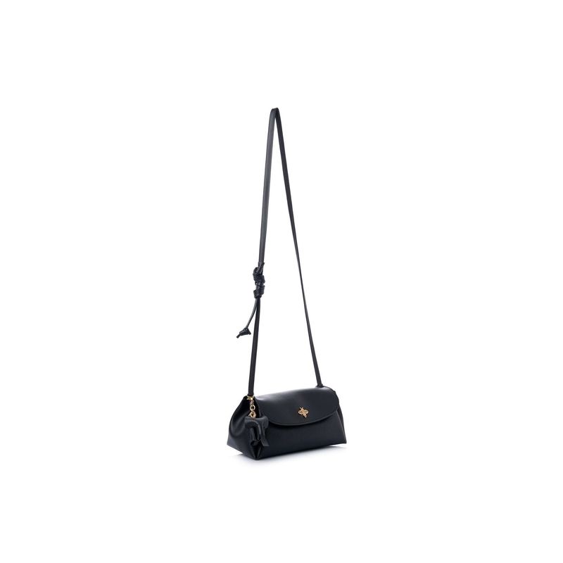 Fashion, accesorii si bijuterii - Femei - Accesorii femei - Genti si rucsacuri femei - Geantă de umăr Lucky Bees, piele, 11 x 22 x 12 cm, negru, 671LKB2150 - Infinity.ro