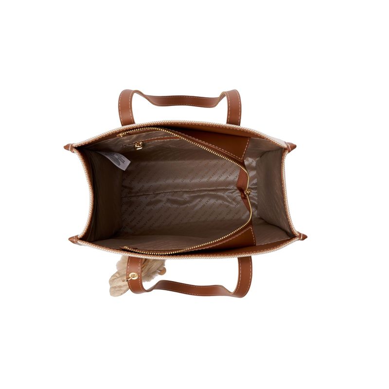 Fashion, accesorii si bijuterii - Femei - Accesorii femei - Genti si rucsacuri femei - Geantă de umăr Lucky Bees, piele, 15 x 30 x 30 cm, tan, 671LKB2222 - Infinity.ro