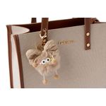 Fashion, accesorii si bijuterii - Femei - Accesorii femei - Genti si rucsacuri femei - Geantă de umăr Lucky Bees, piele, 15 x 30 x 30 cm, tan, 671LKB2222 - Infinity.ro