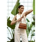 Fashion, accesorii si bijuterii - Femei - Accesorii femei - Genti si rucsacuri femei - Geantă de umăr Lucky Bees, piele, 10 x 23 x 15 cm, tan, 671LKB2142 - Infinity.ro