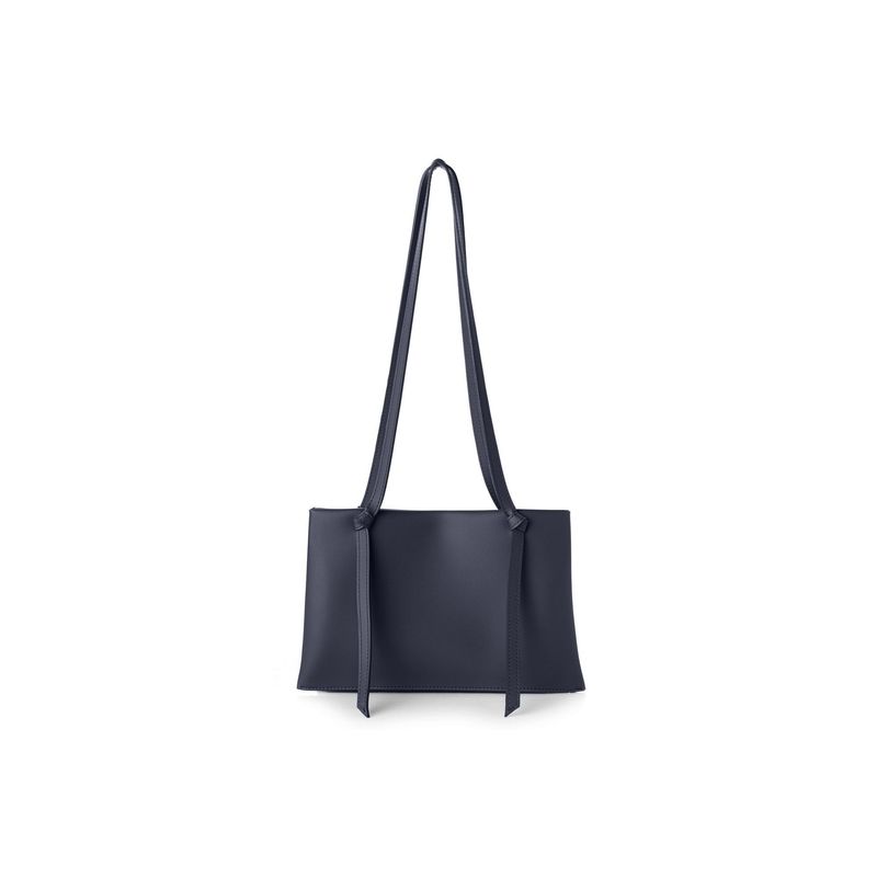 Fashion, accesorii si bijuterii - Femei - Accesorii femei - Genti si rucsacuri femei - Tote bag Lucky Bees, piele, 12 x 30 x 20 cm, bleumarin, 946VNC1260 - Infinity.ro