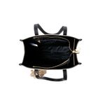 Fashion, accesorii si bijuterii - Femei - Accesorii femei - Genti si rucsacuri femei - Geantă de umăr Lucky Bees, piele, 15 x 30 x 30 cm, negru, 671LKB2221 - Infinity.ro