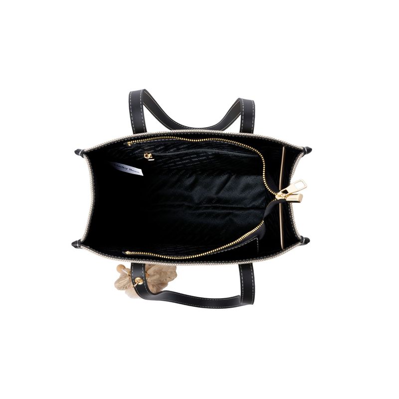 Fashion, accesorii si bijuterii - Femei - Accesorii femei - Genti si rucsacuri femei - Geantă de umăr Lucky Bees, piele, 15 x 30 x 30 cm, negru, 671LKB2221 - Infinity.ro