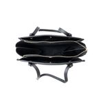 Fashion, accesorii si bijuterii - Femei - Accesorii femei - Genti si rucsacuri femei - Tote bag Lucky Bees, piele, 12 x 30 x 20 cm, negru, 946VNC1257 - Infinity.ro