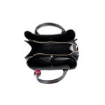 Fashion, accesorii si bijuterii - Femei - Accesorii femei - Genti si rucsacuri femei - Geantă Lucky Bees, piele, 11 x 36 x 26 cm, negru, 946VNC1145 - Infinity.ro