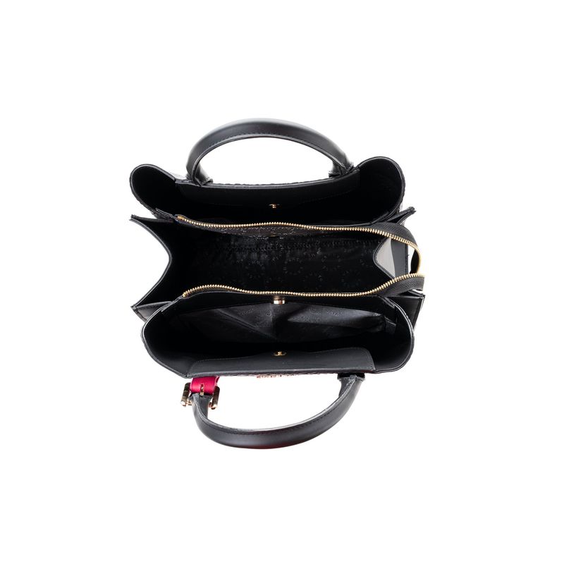 Fashion, accesorii si bijuterii - Femei - Accesorii femei - Genti si rucsacuri femei - Geantă Lucky Bees, piele, 11 x 36 x 26 cm, negru, 946VNC1145 - Infinity.ro