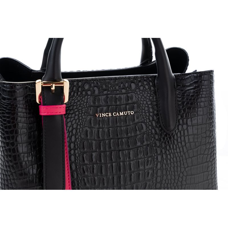 Fashion, accesorii si bijuterii - Femei - Accesorii femei - Genti si rucsacuri femei - Geantă Lucky Bees, piele, 11 x 36 x 26 cm, negru, 946VNC1145 - Infinity.ro